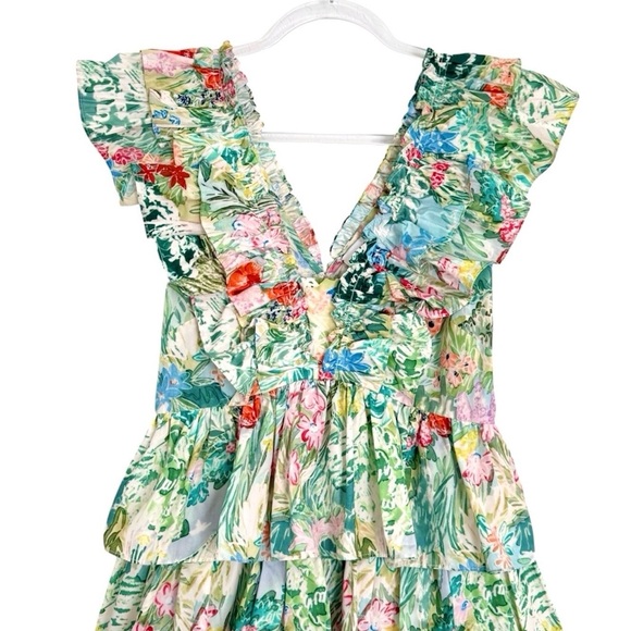 NWT Hunter Bell Pamela Garden Party Floral Dress Sz 2 - Picture 7 of 12
